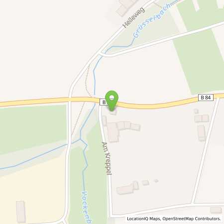 Standortübersicht der Benzin-Super-Diesel Tankstelle: AVIA Xpress Automatenstation in 36169, Rasdorf