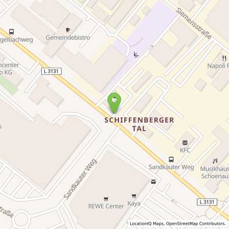 Standortübersicht der Benzin-Super-Diesel Tankstelle: JET GIESSEN SCHIFFENBERGERWEG 105 in 35394, GIESSEN