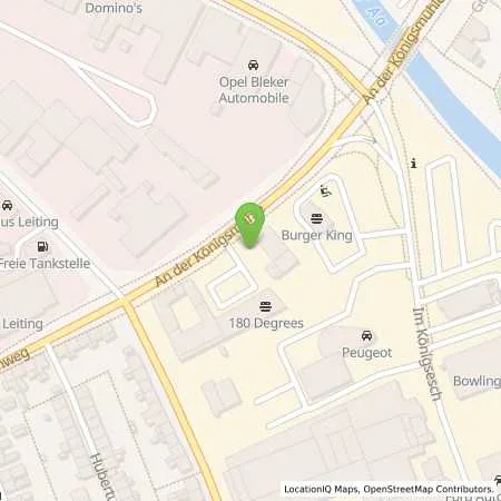 Standortübersicht der Tankstelle JET BOCHOLT AN DER KOENIGSMUEHLE 13 in 46395 BOCHOLT