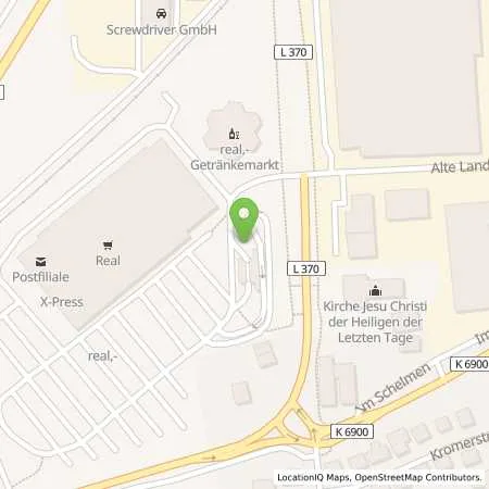 Standortübersicht der Tankstelle Supermarkt-Tankstelle TUEBINGEN ALTE LANDSTR. 45 in 72072 TUEBINGEN