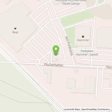 Standortübersicht der Tankstelle Supermarkt-Tankstelle UELZEN FISCHERHOFSTR. 6 in 29525 UELZEN