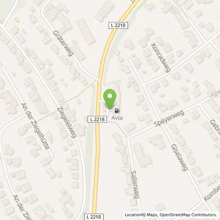 Standortübersicht der Tankstelle AVIA Tankstelle in 74523 Schwäbisch Hall