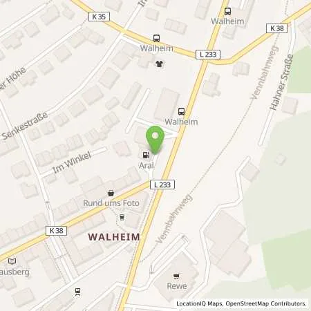 Standortübersicht der Tankstelle Aral Tankstelle in 52076 Aachen