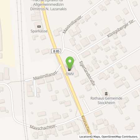 Standortübersicht der Benzin-Super-Diesel Tankstelle: Stockheim Egerlandstrasse 2 in 96342, Stockheim