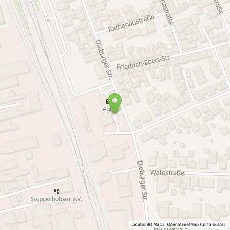 Standortübersicht der Tankstelle ROEDERMARK-OBERRODEN - DIEBURGER ST in 63322 Roedermark (Oberroden)