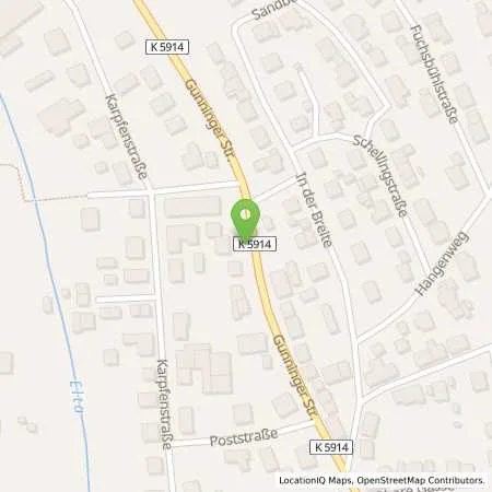 Standortübersicht der Tankstelle Tankstelle Kupferschmid in 78606 Seitingen-Oberflacht