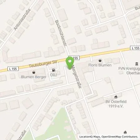 Standortübersicht der Tankstelle OIL! Tankstelle Oberhausen in 46119 Oberhausen