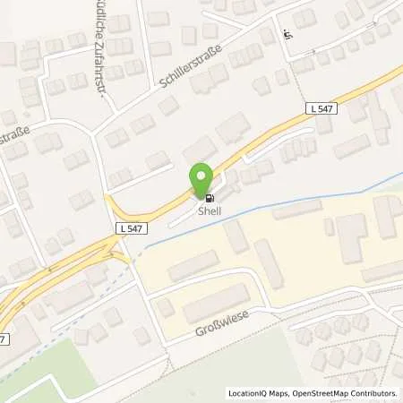 Standortübersicht der Tankstelle Shell Wiesloch Baiertaler Str. 18 in 69168 Wiesloch