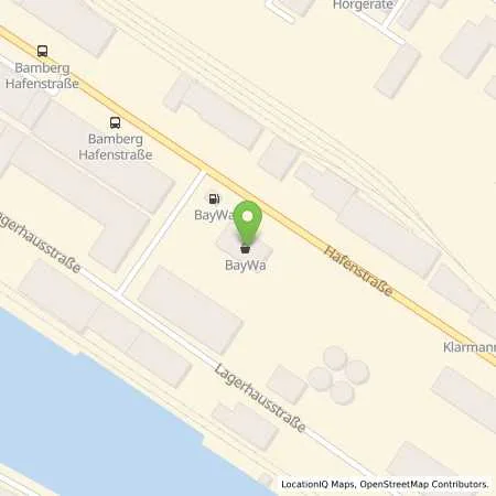 Standortübersicht der Tankstelle BayWa Tankstelle Bamberg Hafen in 96052 Bamberg