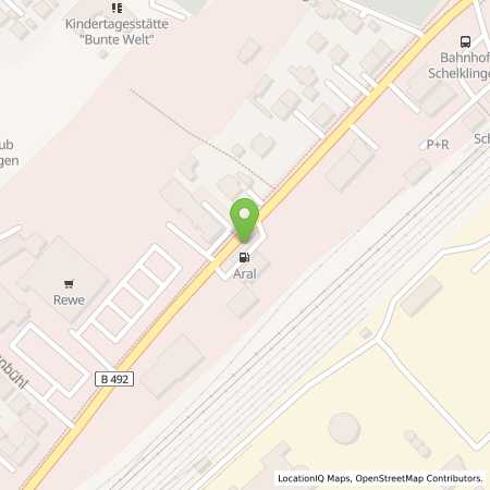 Standortübersicht der Benzin-Super-Diesel Tankstelle: Aral Tankstelle in 89601, Schelklingen