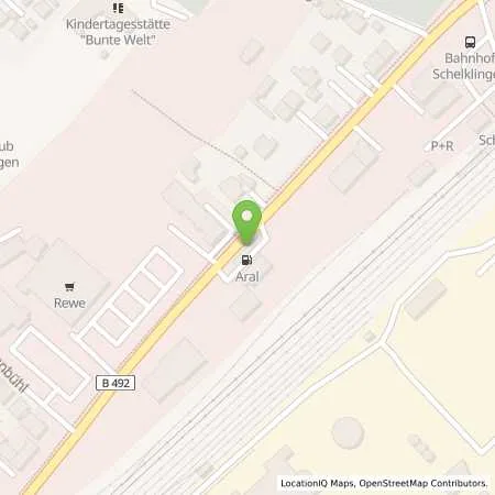 Standortübersicht der Tankstelle Aral Tankstelle in 89601 Schelklingen