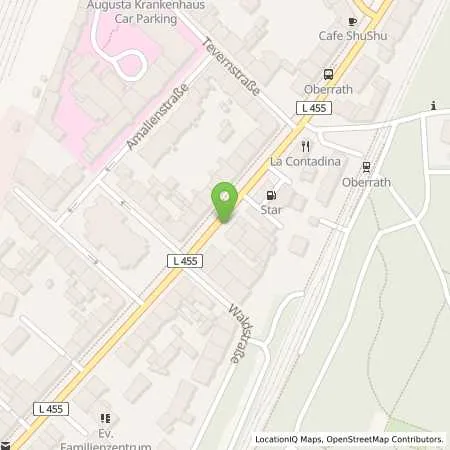 Standortübersicht der Tankstelle star Tankstelle in 40472 Düsseldorf