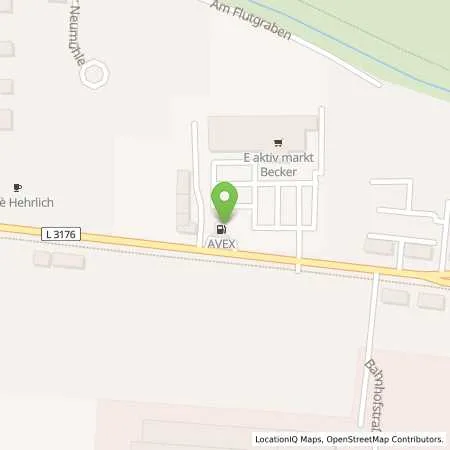 Standortübersicht der Tankstelle AVEX Bad Tennstedt in 99955 Bad Tennstedt