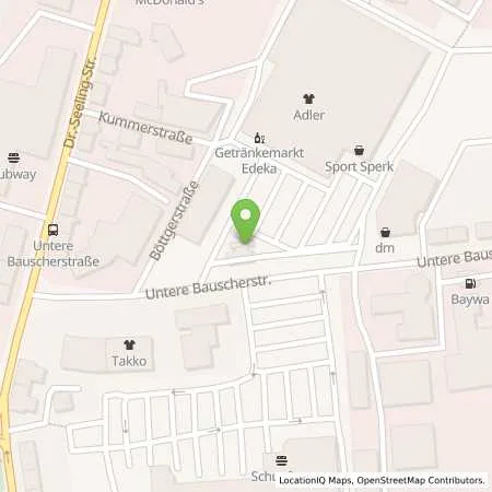 Standortübersicht der Tankstelle Tankstelle am E-Center in 92637 Weiden