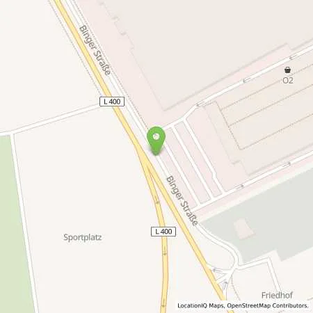 Standortübersicht der Tankstelle Globus Handelshof GmbH & Co. KG Betriebsstätte Gensingen - TS II in 55457 Gensingen