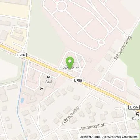 Standortübersicht der Tankstelle Larissa Schulz in 33689 Bielefeld