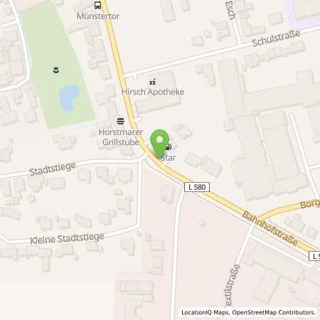 Standortübersicht der Tankstelle star Tankstelle in 48612 Horstmar