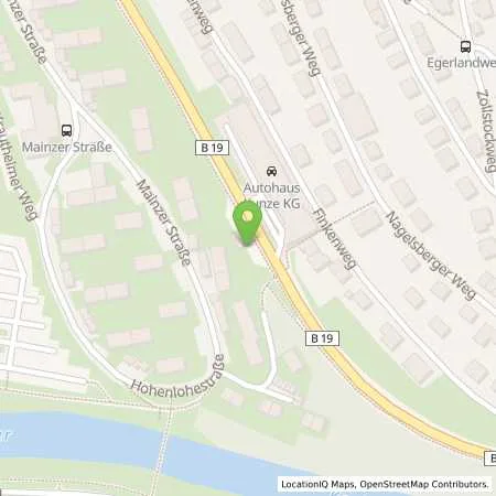 Standortübersicht der Tankstelle Aral Tankstelle in 74653 Künzelsau