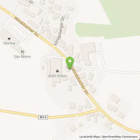 Standortübersicht der Tankstelle Spalt Windsbacher Str. 39 in 91174 Spalt