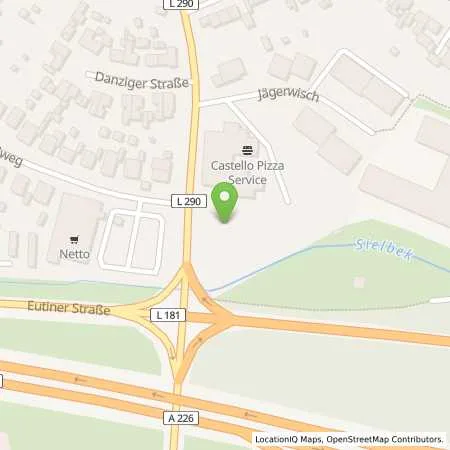 Standortübersicht der Tankstelle Shell Ratekau Daenischburger Landstr. 13 in 23611 Ratekau