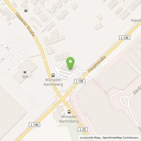 Standortübersicht der Tankstelle Aral Tankstelle in 52146 Würselen