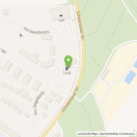 Standortübersicht der Tankstelle TotalEnergies Boizenburg in 19258 Boizenburg