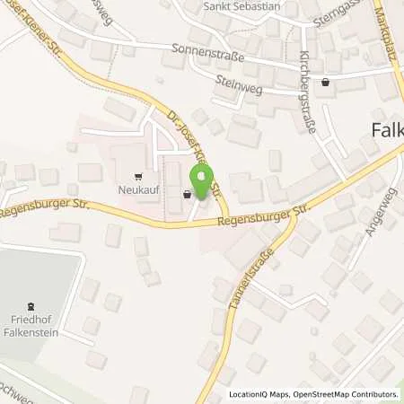 Standortübersicht der Tankstelle AVIA Tankstelle in 93167 Falkenstein