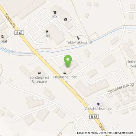 Standortübersicht der Tankstelle TotalEnergies Zella-Mehlis in 98544 Zella-Mehlis