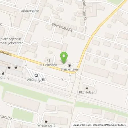 Standortübersicht der Tankstelle Bruckmayer Mineralölhandel e.K. in 84503 Altötting