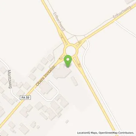 Standortübersicht der Tankstelle BK-Tankstelle Augenstein in 94072 Bad Füssing