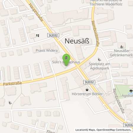 Standortübersicht der Benzin-Super-Diesel Tankstelle: Freie Tankstelle Neusaess in 86356, Neusaess