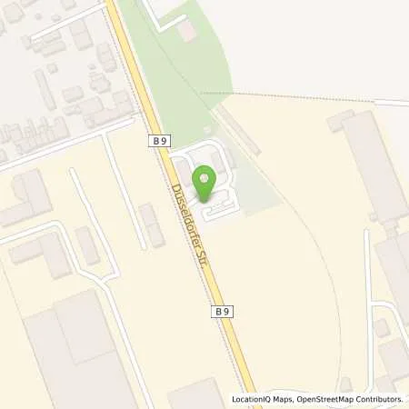 Standortübersicht der Tankstelle Shell Dormagen Duesseldorfer Str. 124 in 41541 Dormagen