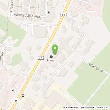 Standortübersicht der Tankstelle Tramin Tank und Waschcenter in 45481 Muelheim an der Ruhr