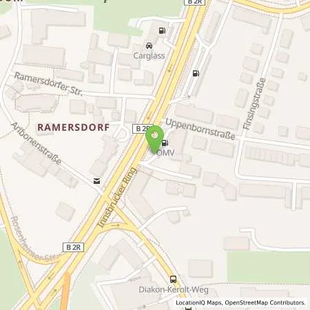 Standortübersicht der Tankstelle München Innsbrucker Ring 153 in 81669 München