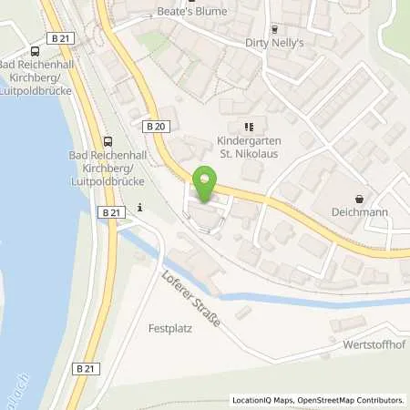 Standortübersicht der Tankstelle Aral Tankstelle in 83435 Bad Reichenhall