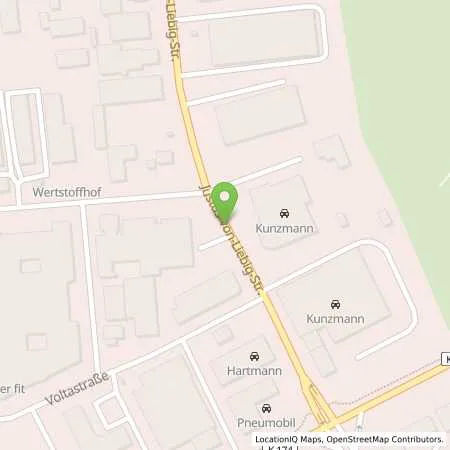 Standortübersicht der Tankstelle Shell Dietzenbach Justus-von-Liebig-Str. 25 in 63128 Dietzenbach