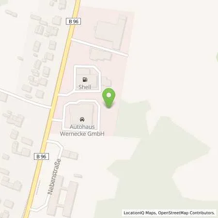 Standortübersicht der Tankstelle Shell Zossen Stubenrauchstr. in 15806 Zossen