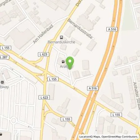 Standortübersicht der Tankstelle Aral Tankstelle in 46145 Oberhausen