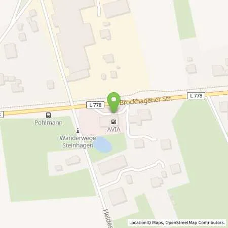 Standortübersicht der Tankstelle AVIA Tankstelle in 33803 Steinhagen