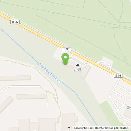 Standortübersicht der Tankstelle Shell Sassnitz Stralsunder Str./ B 96 in 18546 Sassnitz