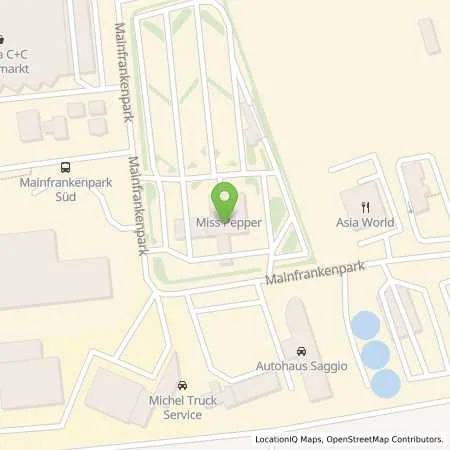 Standortübersicht der Tankstelle Aral Tankstelle in 97337 Dettelbach