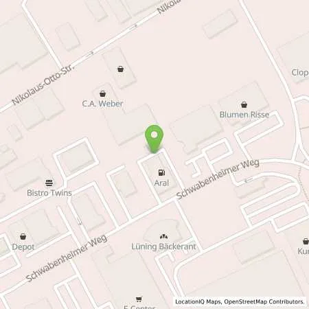 Standortübersicht der Tankstelle Aral Tankstelle in 55543 Bad Kreuznach