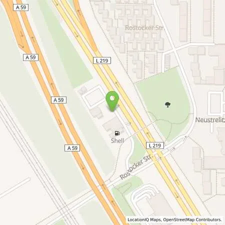 Standortübersicht der Tankstelle Shell Duesseldorf Frankfurter Str 197 in 40595 Duesseldorf