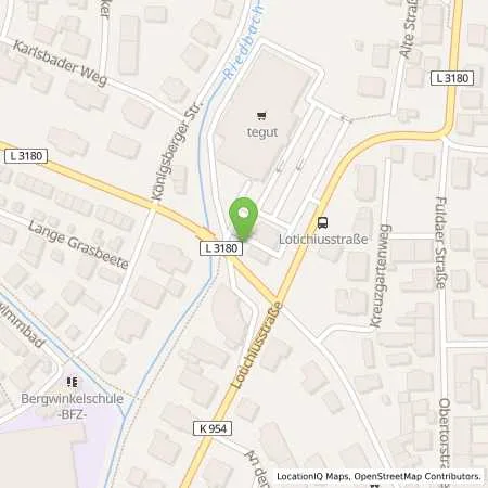 Standortübersicht der Tankstelle Shell Schluechtern Breitenbacher S. 22 in 36381 Schluechtern