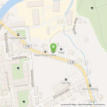 Standortübersicht der Tankstelle TotalEnergies Freital in 01705 Freital