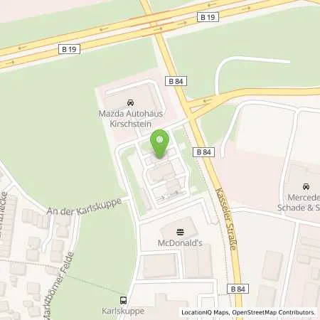 Standortübersicht der Tankstelle Aral Tankstelle in 99817 Eisenach