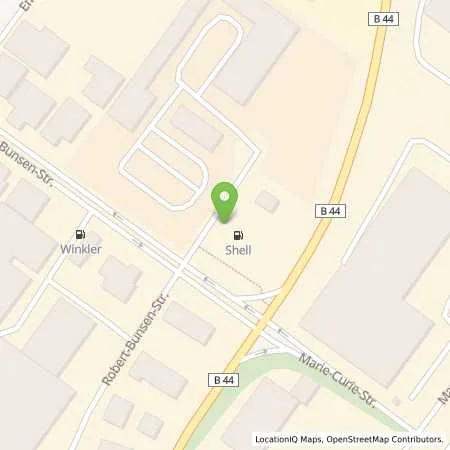 Standortübersicht der Tankstelle Shell Gernsheim Robert-Bunsen-Str. in 64579 Gernsheim