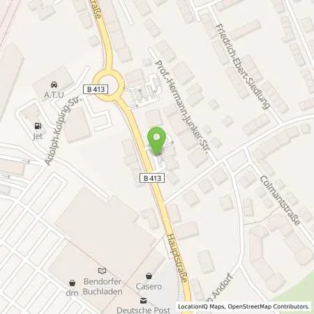 Standortübersicht der Tankstelle bft Tankstelle in 56170 Bendorf