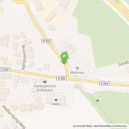 Standortübersicht der Tankstelle Aral Tankstelle in 30826 Garbsen