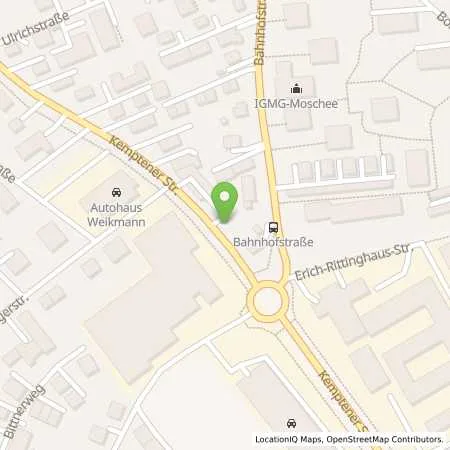 Standortübersicht der Tankstelle Aral Tankstelle in 89250 Senden